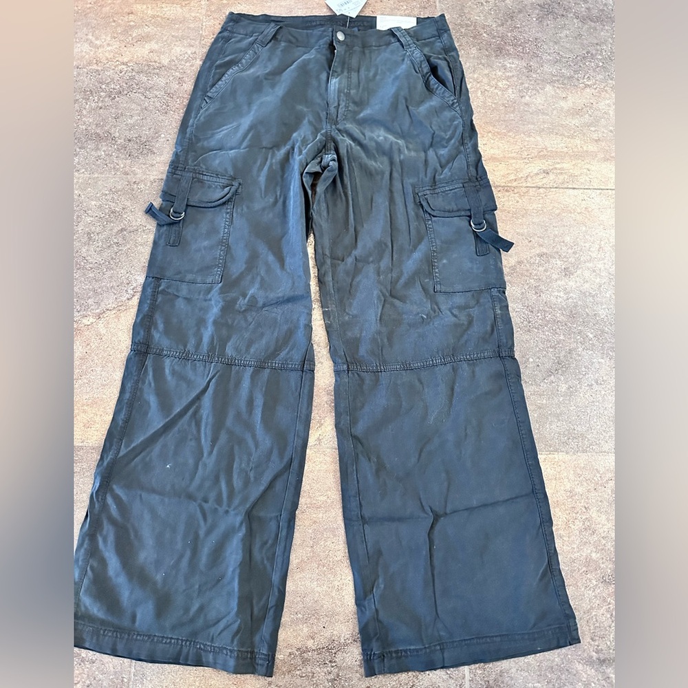 NWT American Eagle Dreamy Drape Super High-Rise Baggy Wide Leg Stretch Pant